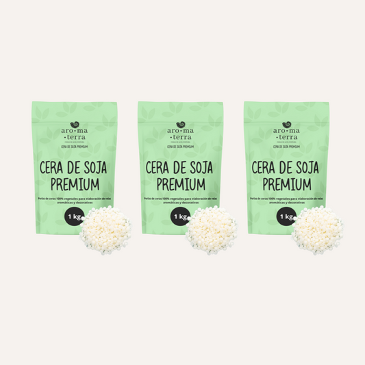 CERA DE SOJA PREMIUM (PACK DE 3)