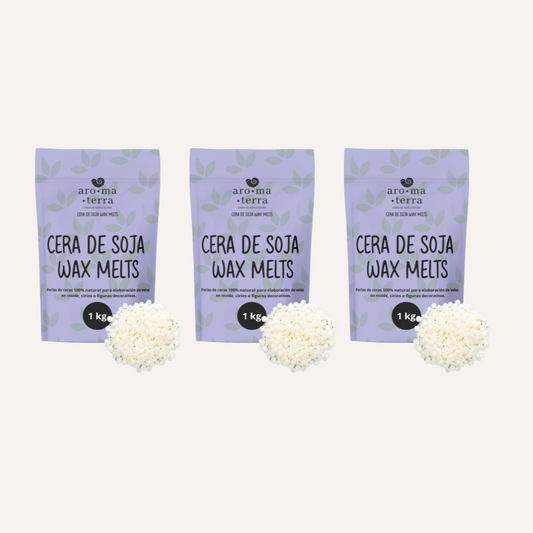 CERA DE SOJA WAX MELTS (PACK DE 3)