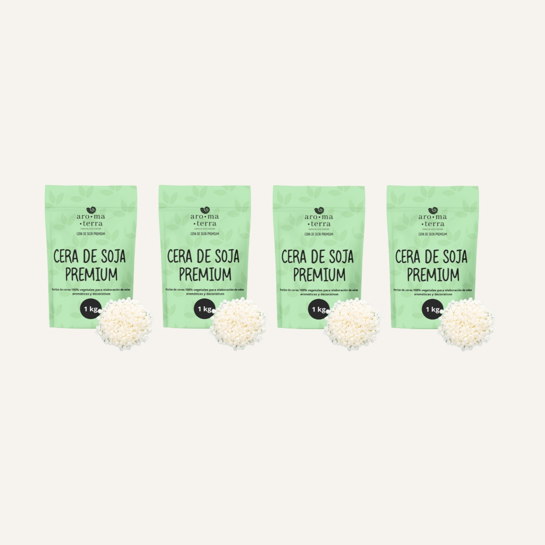 CERA DE SOJA PREMIUM (PACK DE 4)